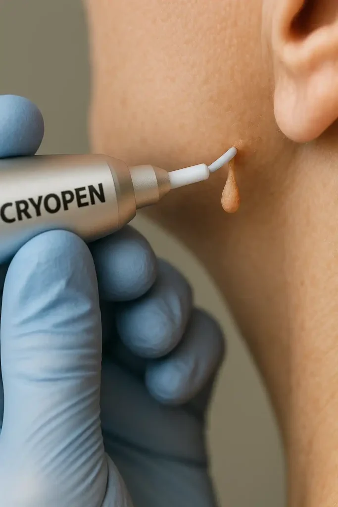 Cryopen for skin tags removal Whitley Bay speak to our team today!
