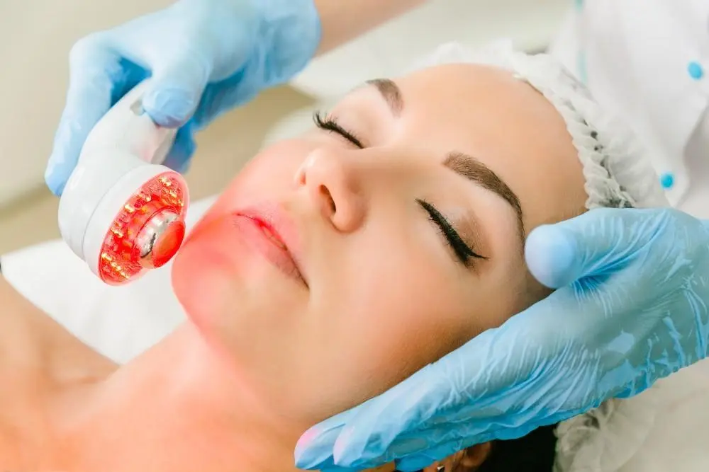 woman having non-surgical Morph8 treatment Whitley Bay
