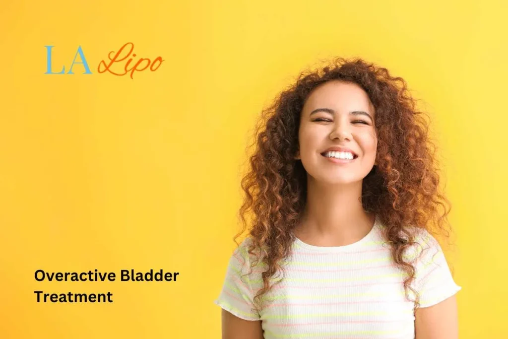 woman smiling about overactive bladder treatment Whitley Bay solutions