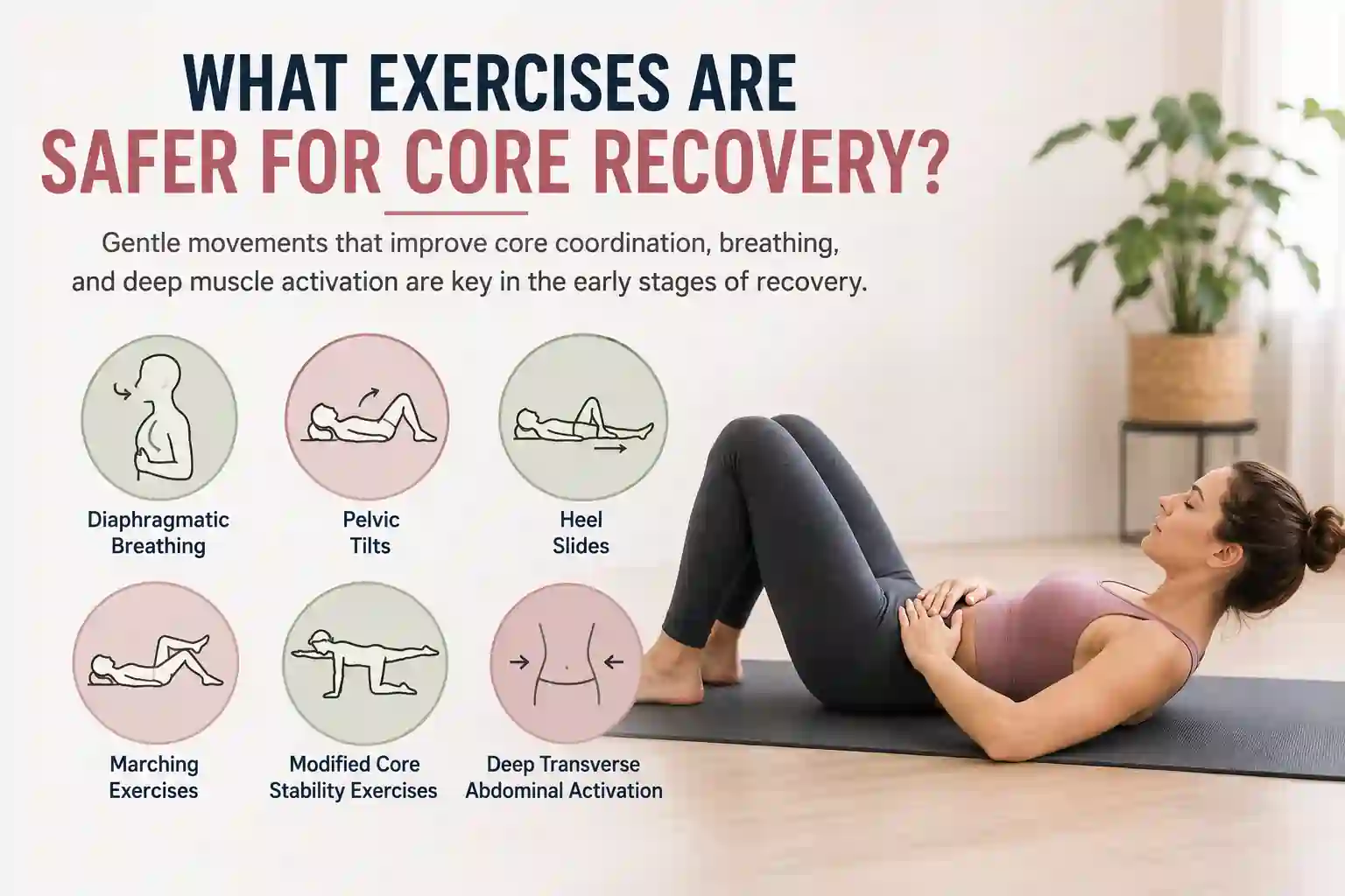 What Exercises Are Safer for Core Recovery Whitley Bay